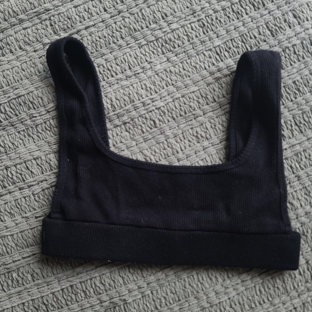 Salty Black Bikini Top